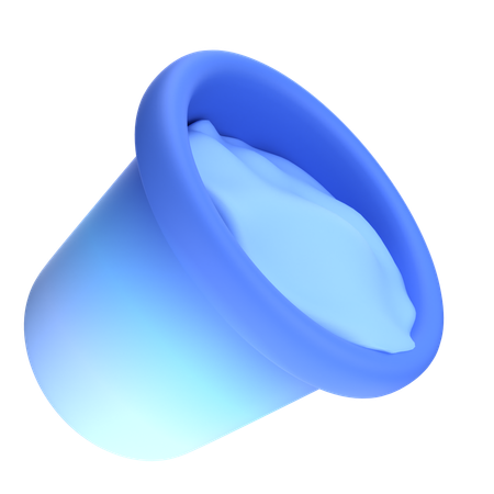 Balde de cores  3D Icon