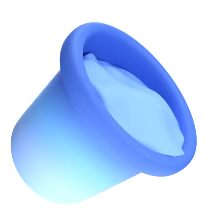 Balde de cores  3D Icon