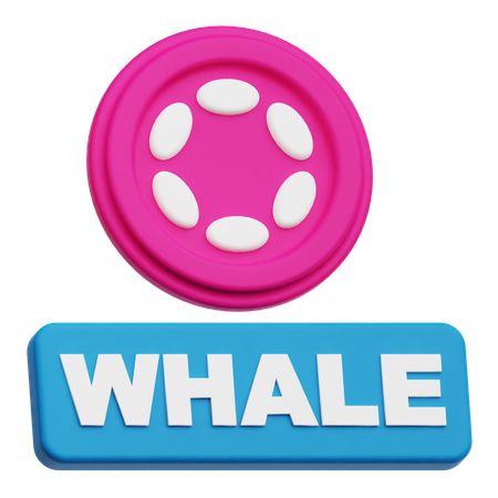 Baleia de bolinhas  3D Icon