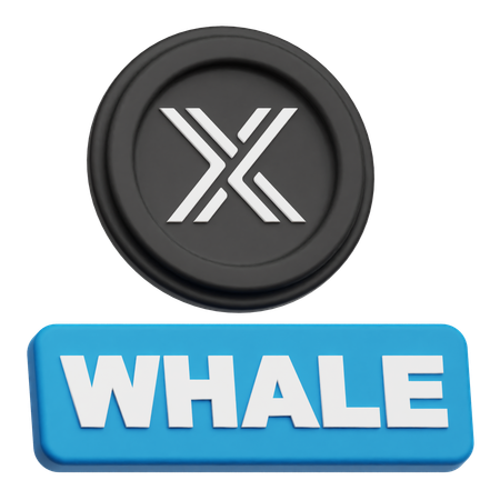 Baleia imutável  3D Icon
