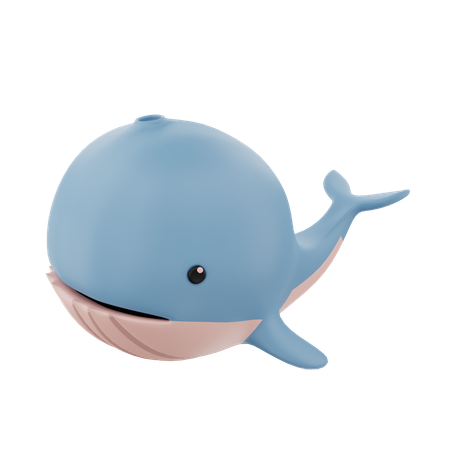 Baleine  3D Icon