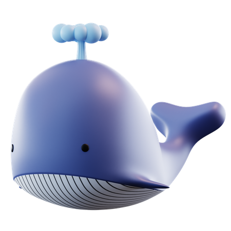 Baleine  3D Icon