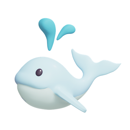Baleine  3D Icon