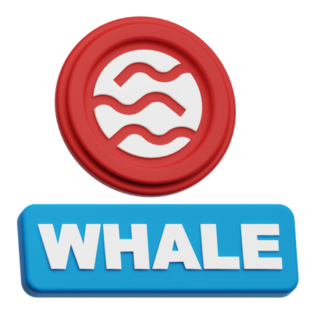 Six baleines  3D Icon