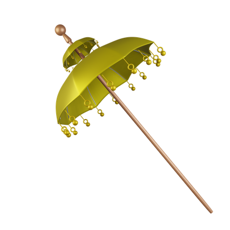 Balinese Umbrella  3D Icon