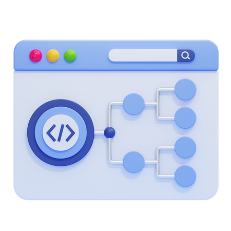 Balisage de schéma  3D Icon