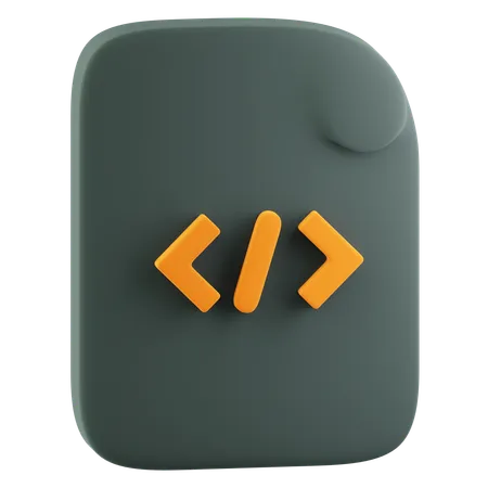 Balise html  3D Icon