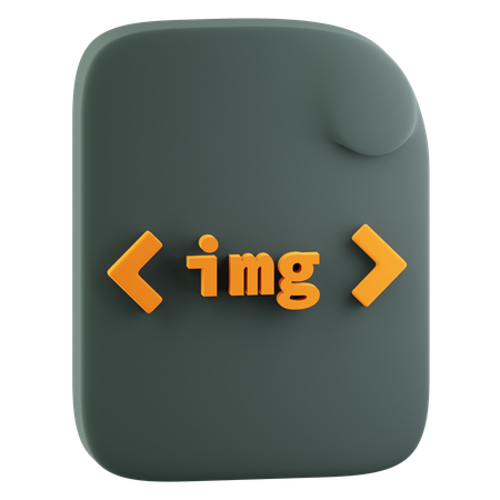 Balise d'image html  3D Icon