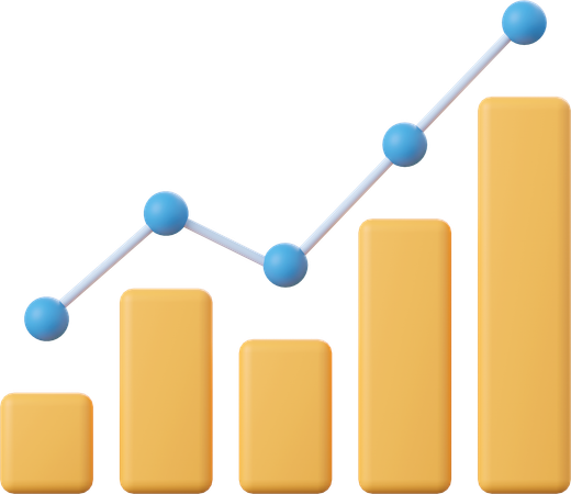 Balkendiagramm  3D Icon