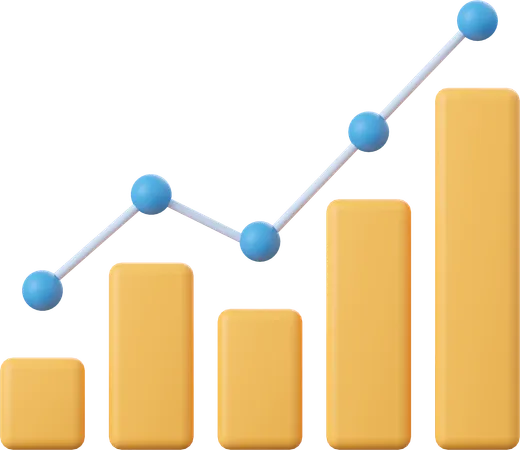 Balkendiagramm  3D Icon