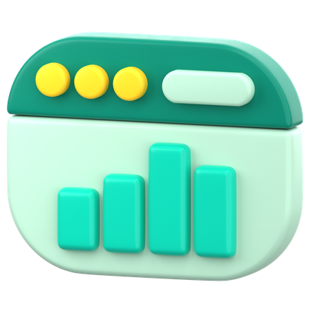 Balkendiagramm  3D Icon