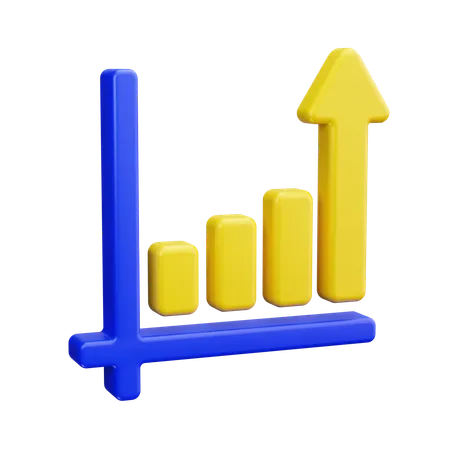 Balkendiagramm  3D Icon