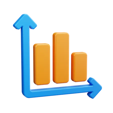 Balkendiagramm  3D Icon