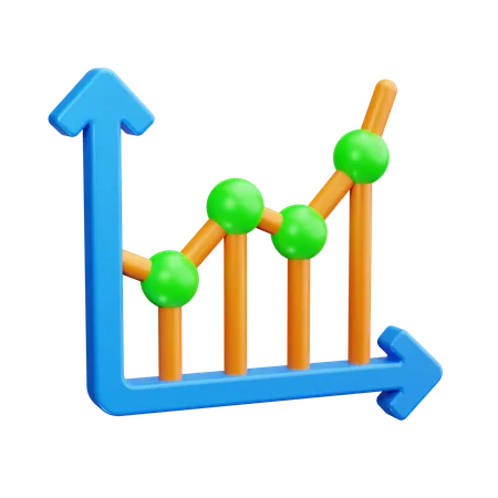 Balkendiagramm  3D Icon