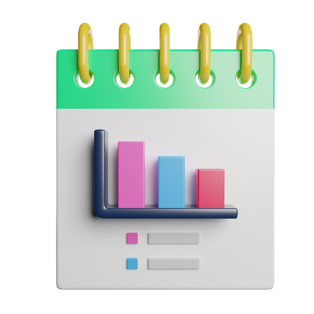 Balkendiagramm  3D Icon