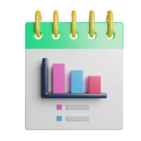 Balkendiagramm  3D Icon