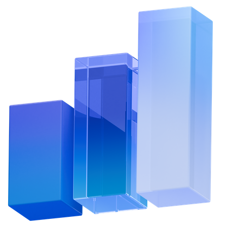 Balkendiagramm  3D Icon