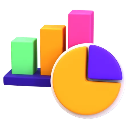 Balkendiagramm  3D Icon