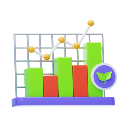 Balkendiagramm  3D Icon