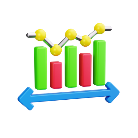 Balkendiagramm  3D Icon