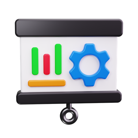 Balkendiagramm  3D Icon