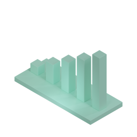 Balkendiagramm  3D Icon