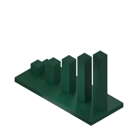 Balkendiagramm  3D Icon