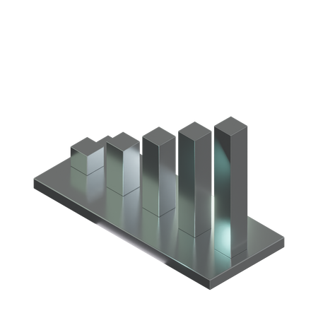 Balkendiagramm  3D Icon