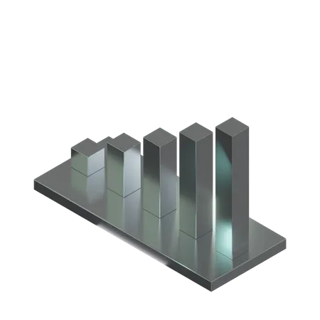 Balkendiagramm  3D Icon