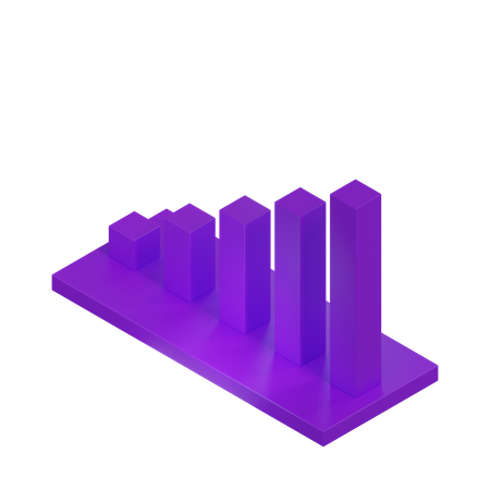 Balkendiagramm  3D Icon