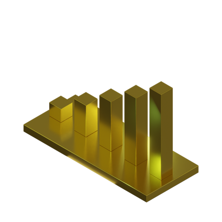 Balkendiagramm  3D Icon