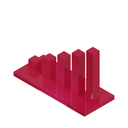 Balkendiagramm  3D Icon