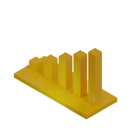 Balkendiagramm  3D Icon