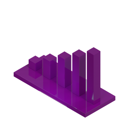 Balkendiagramm  3D Icon