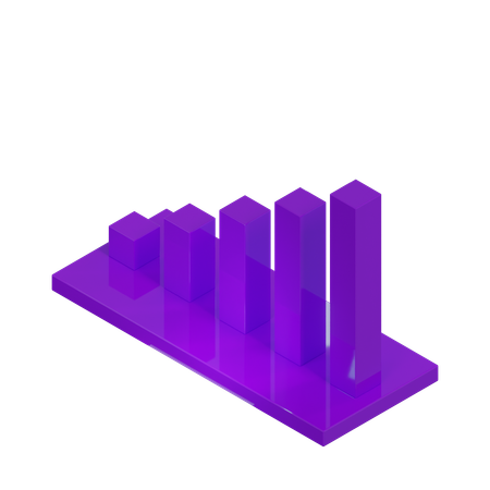 Balkendiagramm  3D Icon