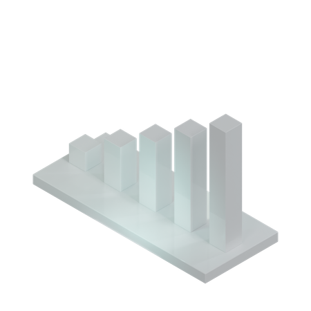 Balkendiagramm  3D Icon