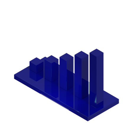 Balkendiagramm  3D Icon