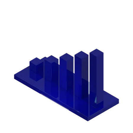 Balkendiagramm  3D Icon