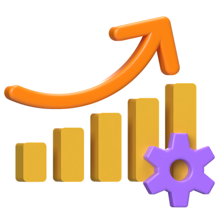 Balkendiagramm  3D Icon