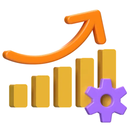 Balkendiagramm  3D Icon