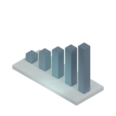 Balkendiagramm  3D Icon