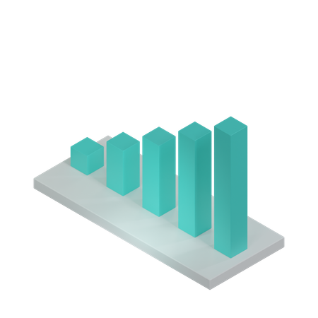 Balkendiagramm  3D Icon