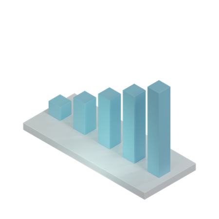 Balkendiagramm  3D Icon