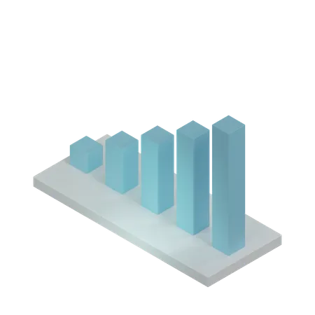 Balkendiagramm  3D Icon