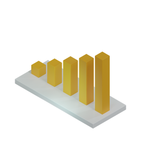 Balkendiagramm  3D Icon