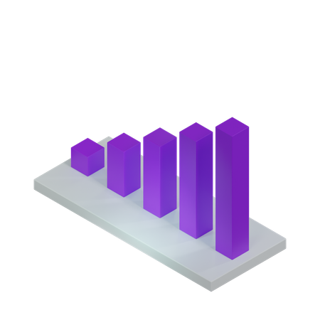 Balkendiagramm  3D Icon