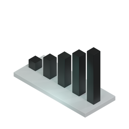 Balkendiagramm  3D Icon