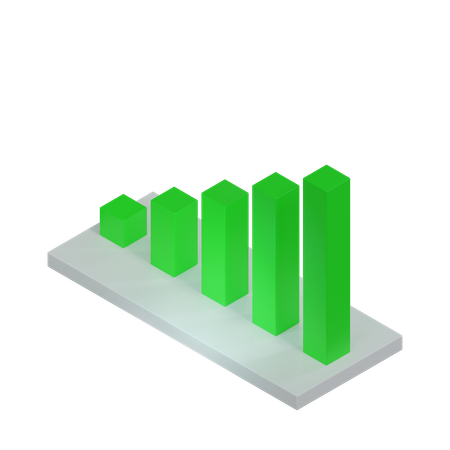 Balkendiagramm  3D Icon