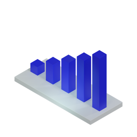 Balkendiagramm  3D Icon