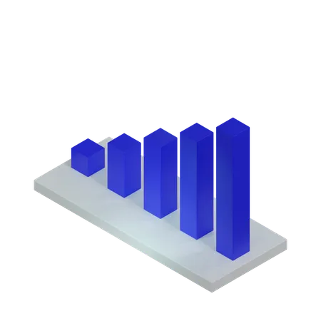 Balkendiagramm  3D Icon